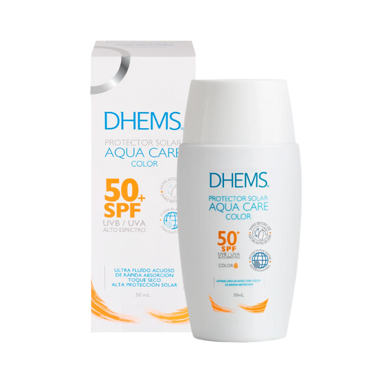Protector Solar Aqua Care con color x 50 ml
