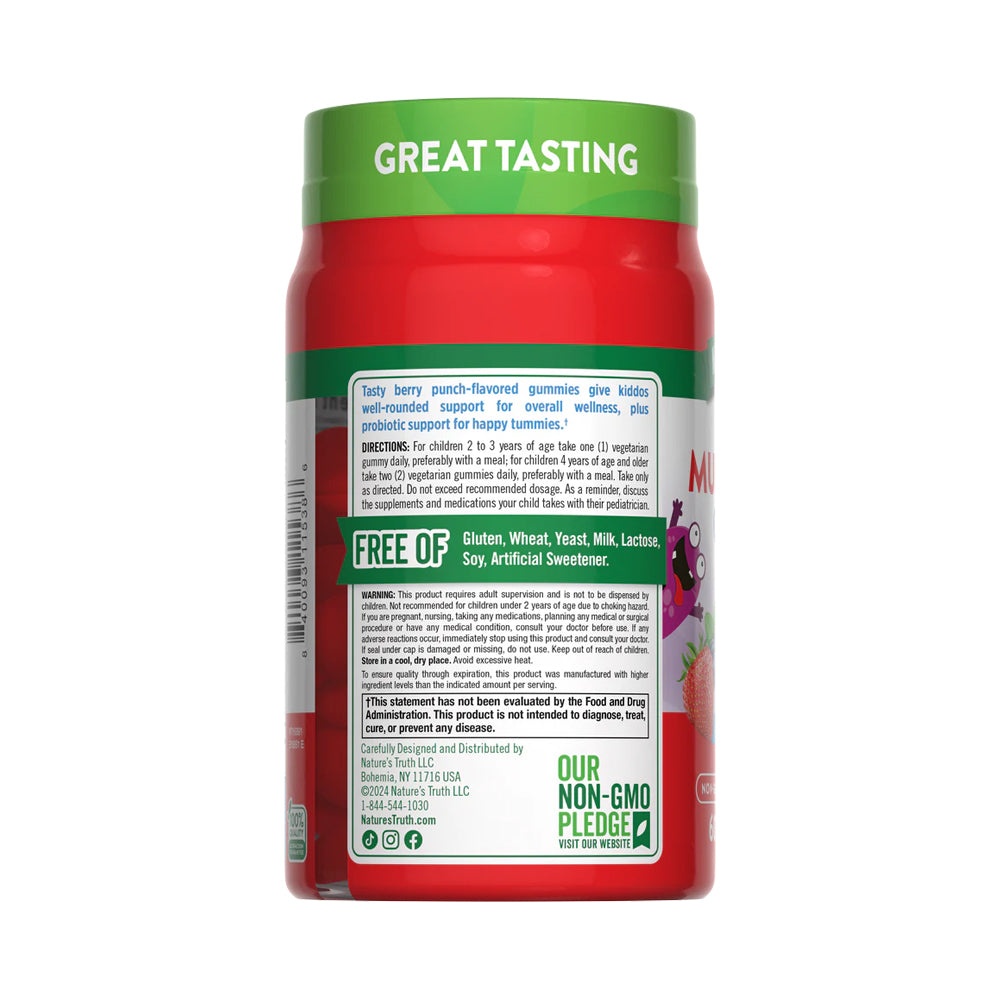 Gomitas Multivitamínicas para Niños + Probióticos