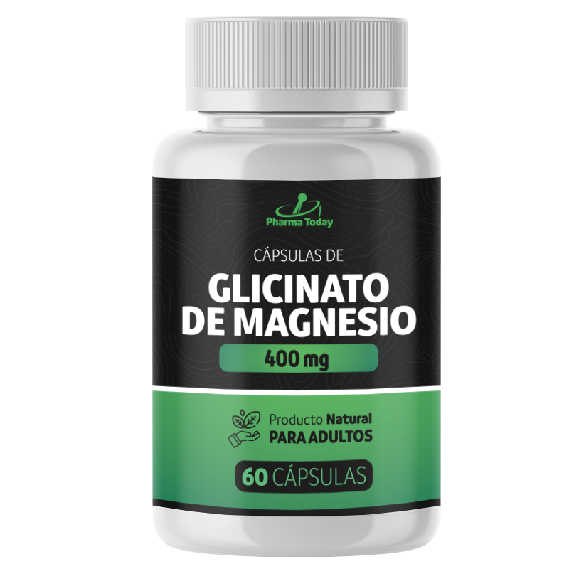 Cápsulas de Glicinato de Magnesio 400 MG - 60 cápsulas