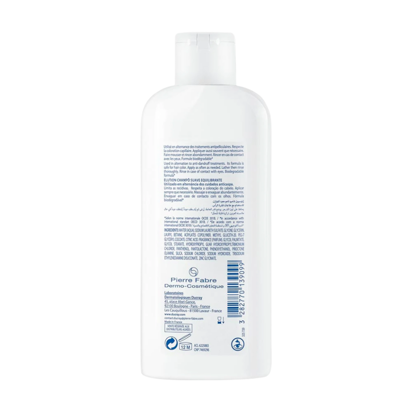 DUCRAY Elution Shampoo x 200 ml