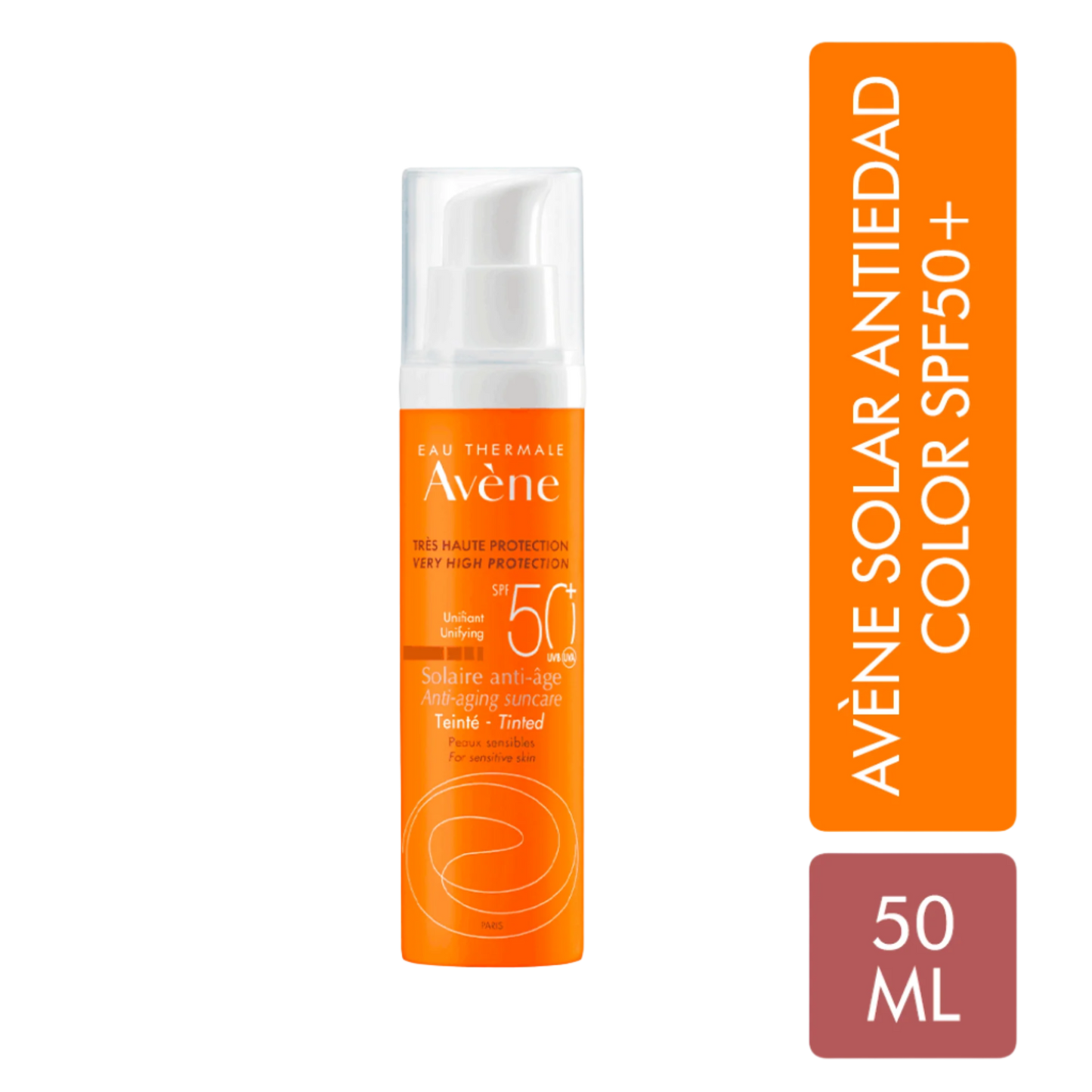 Protector Solar Antiedad Color SPF 50+ x 50 ml