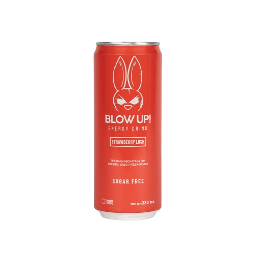 BlowUp Energy Drink – Strawberry Lush – 330 ml