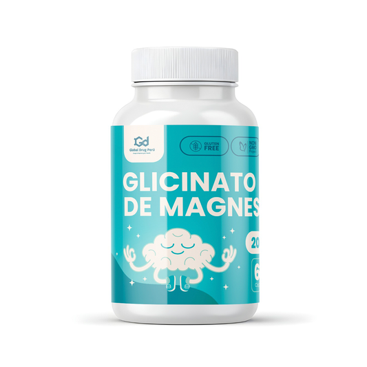 Glicinato de Magnesio 200 mg - 60 Cápsulas
