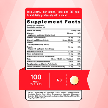 One Daily Multivitamínico – 100 Mini Tabletas