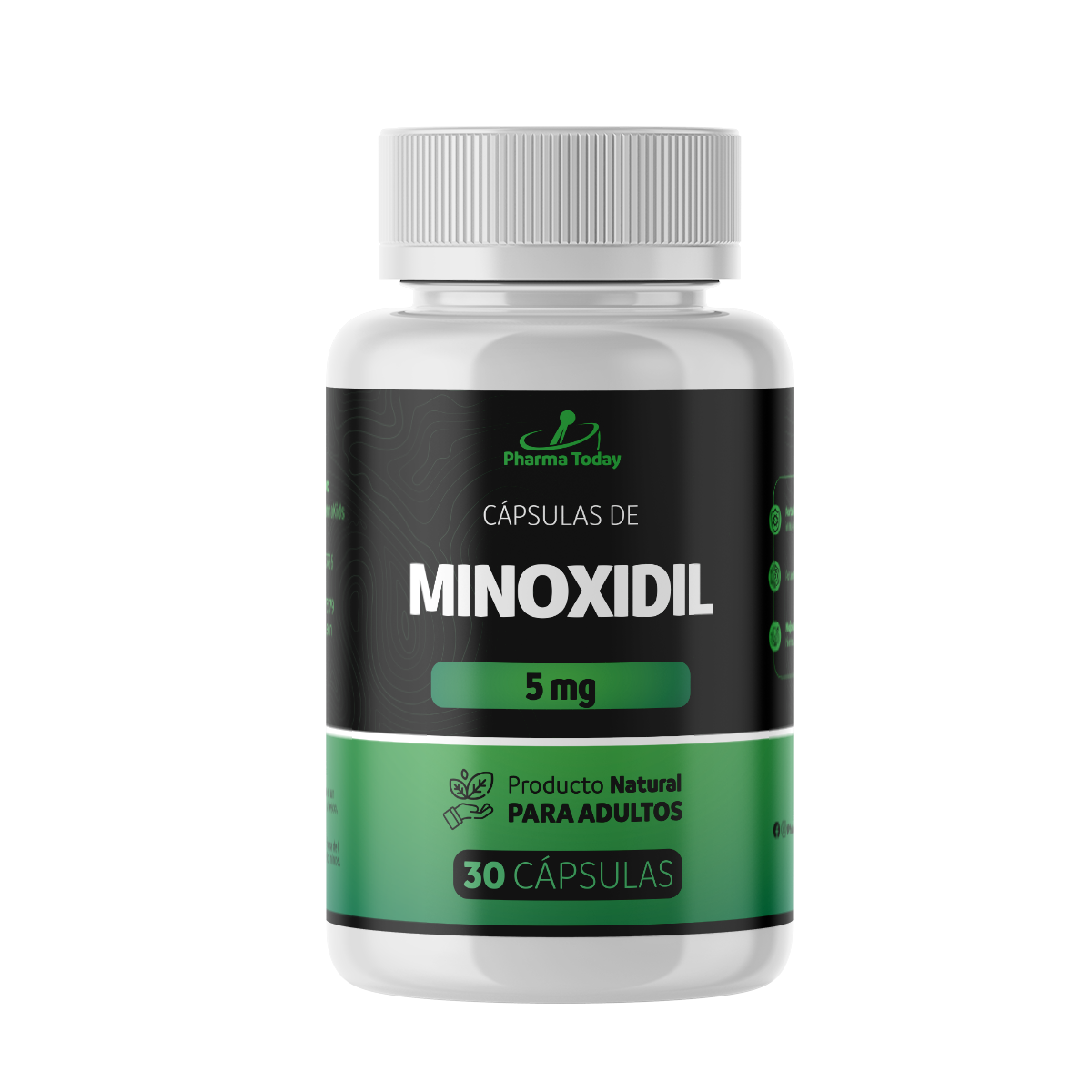 Cápsulas de Minoxidil 5 MG - 30 cápsulas