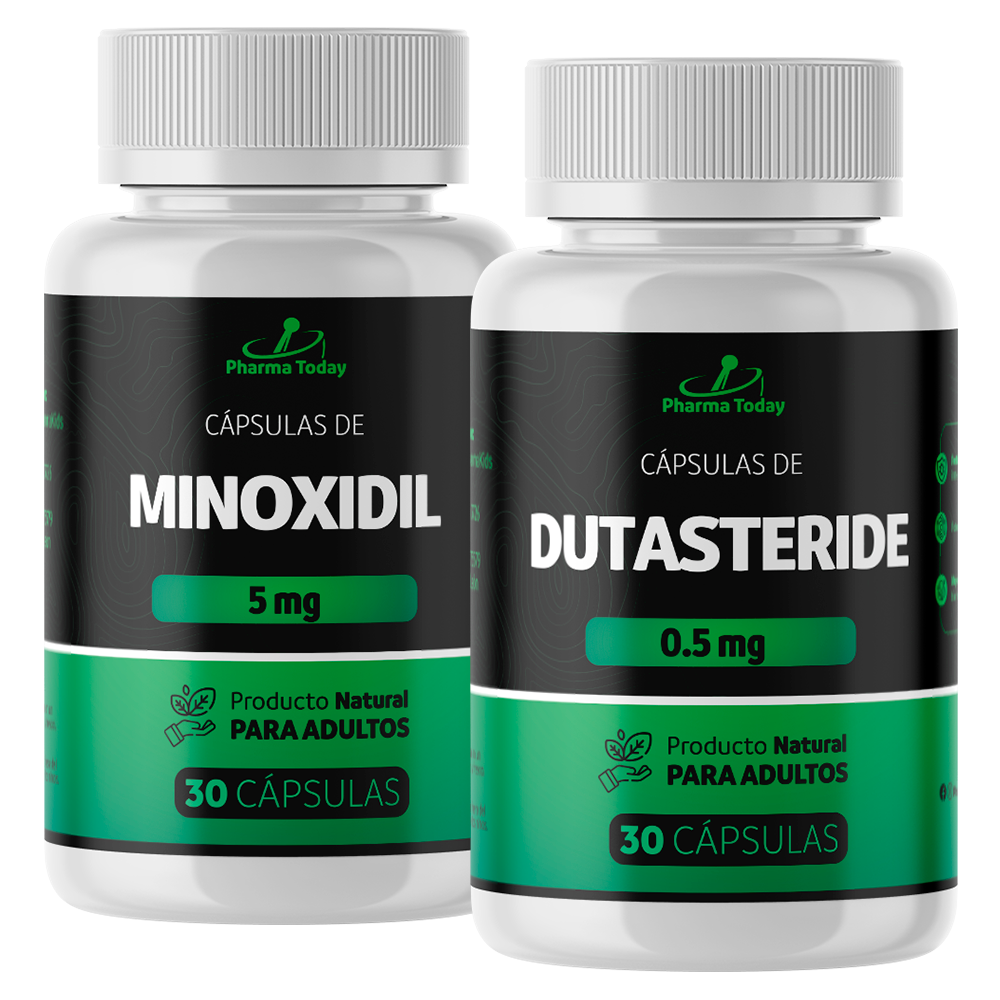 Promo Anticaída – Minoxidil 5 mg + Dutasteride 0.5 mg