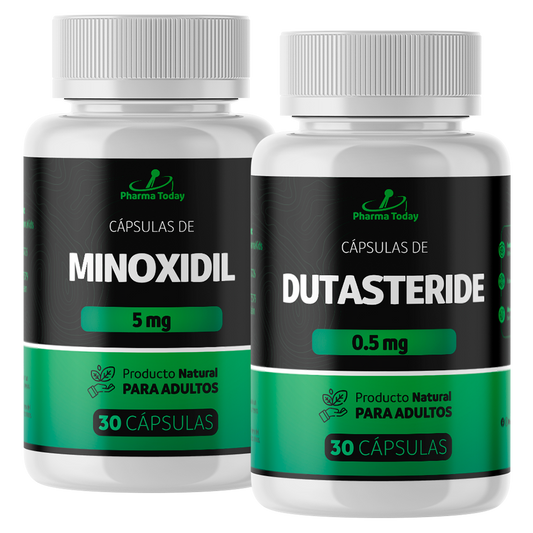 Promo Anticaída – Minoxidil 5 mg + Dutasteride 0.5 mg
