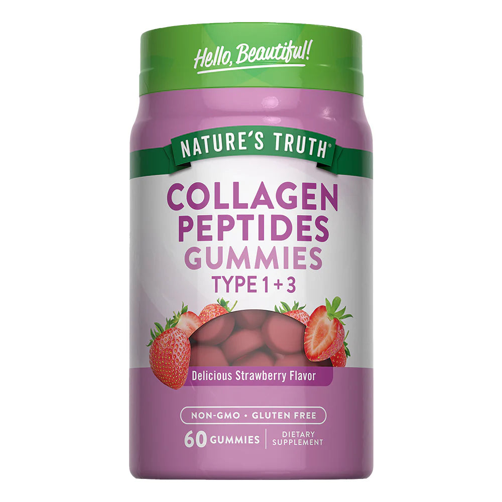 Gomitas de Péptidos de Colágeno Tipo 1 + 3 – 60 Gomitas