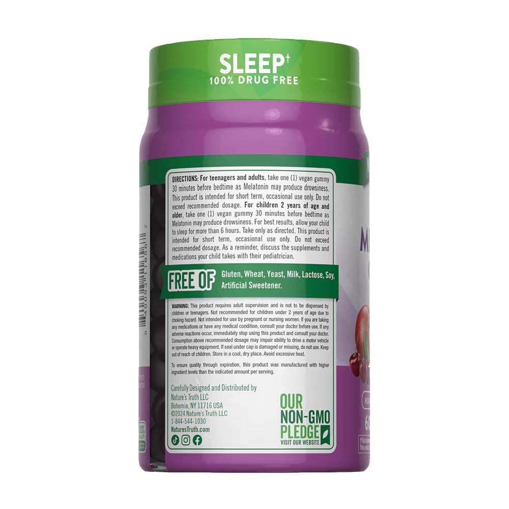 Gomitas de Melatonina 1 mg - 60 gomitas