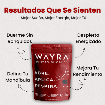 Cintas Bucales Wayra - Pack x 30 un