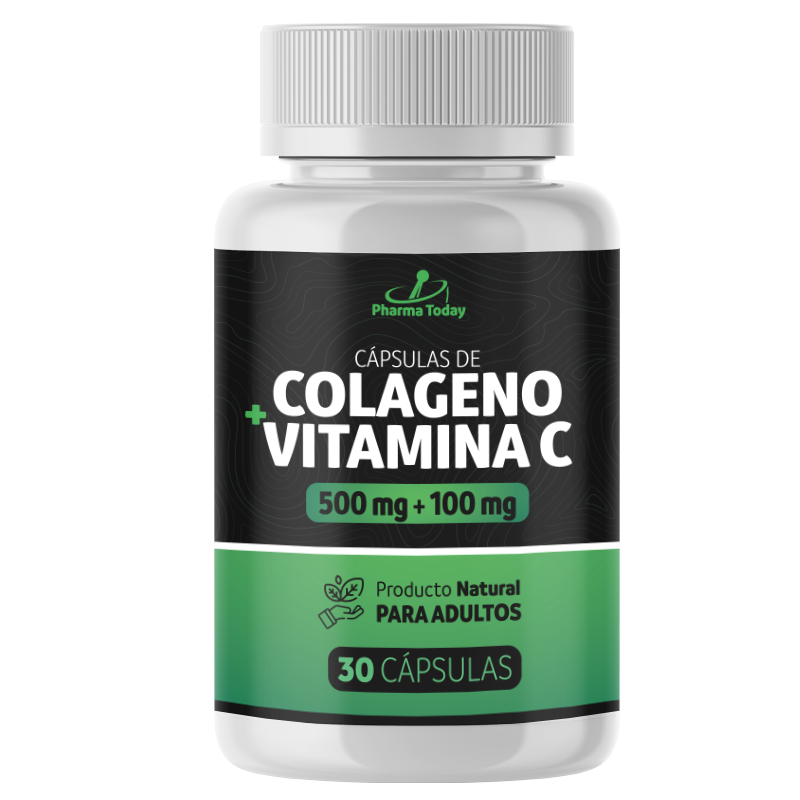 Cápsulas de Colágeno + Vitamina C - 30 cápsulas