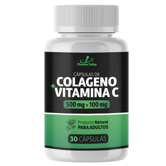 Cápsulas de Colágeno + Vitamina C - 30 cápsulas