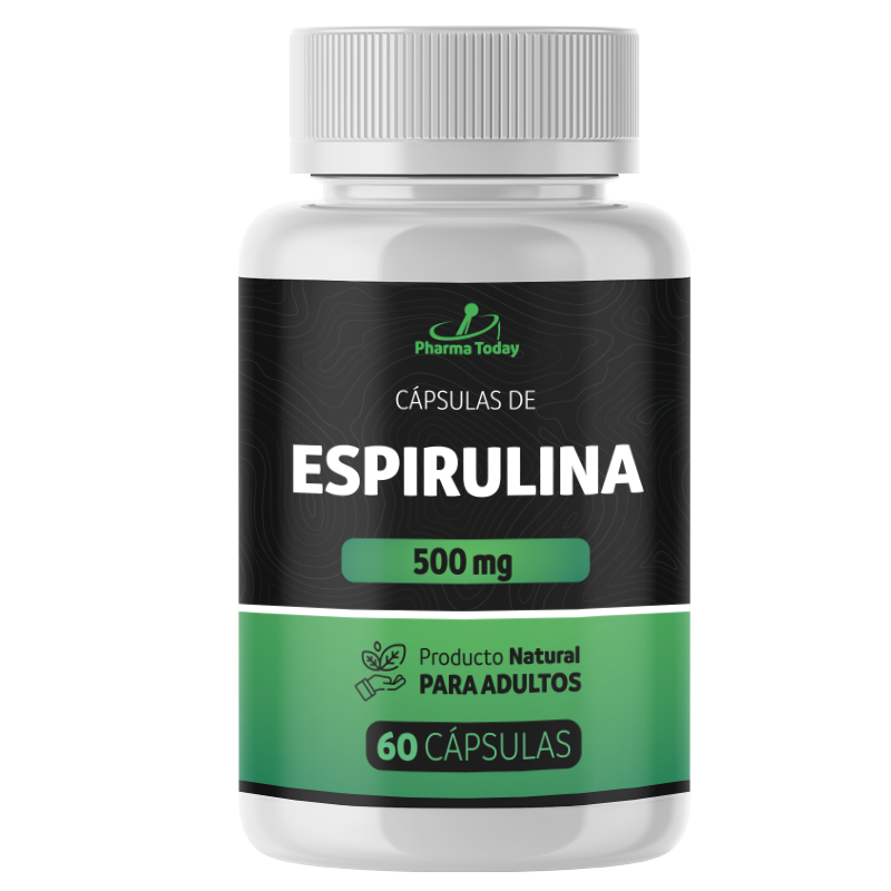 Cápsulas de Espirulina 500 MG - 60 cápsulas