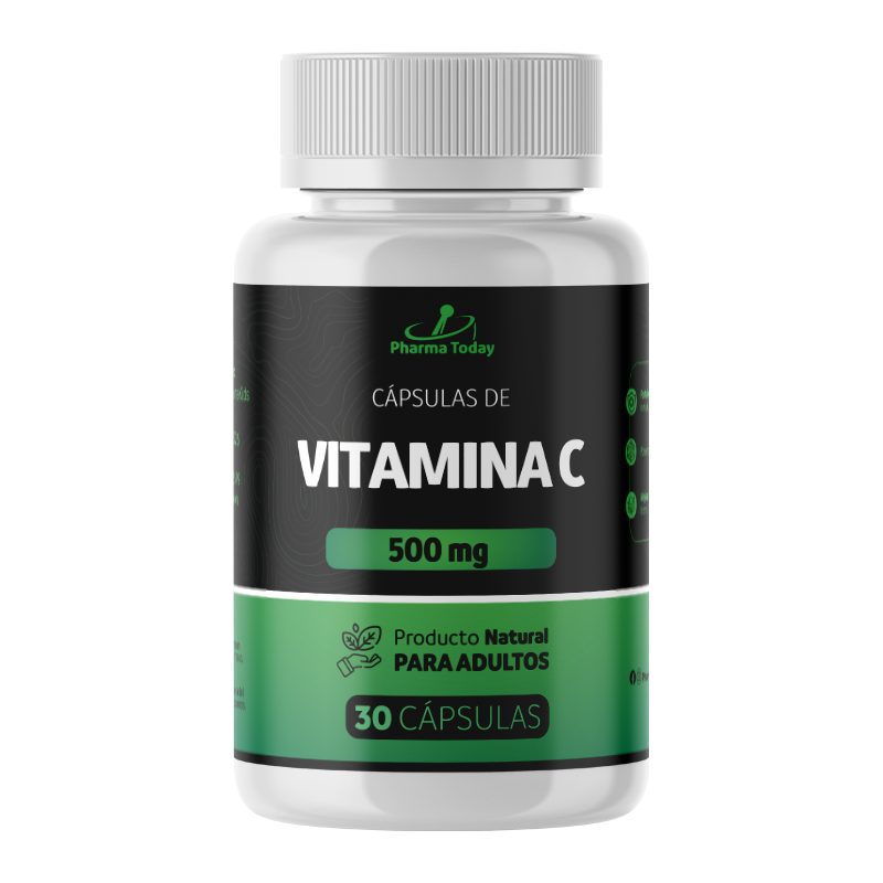 Cápsulas de Vitamina C 500 MG - 30 cápsulas