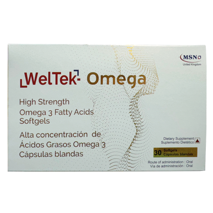Weltek Omega 3 1000 MG - 30 cápsulas blandas